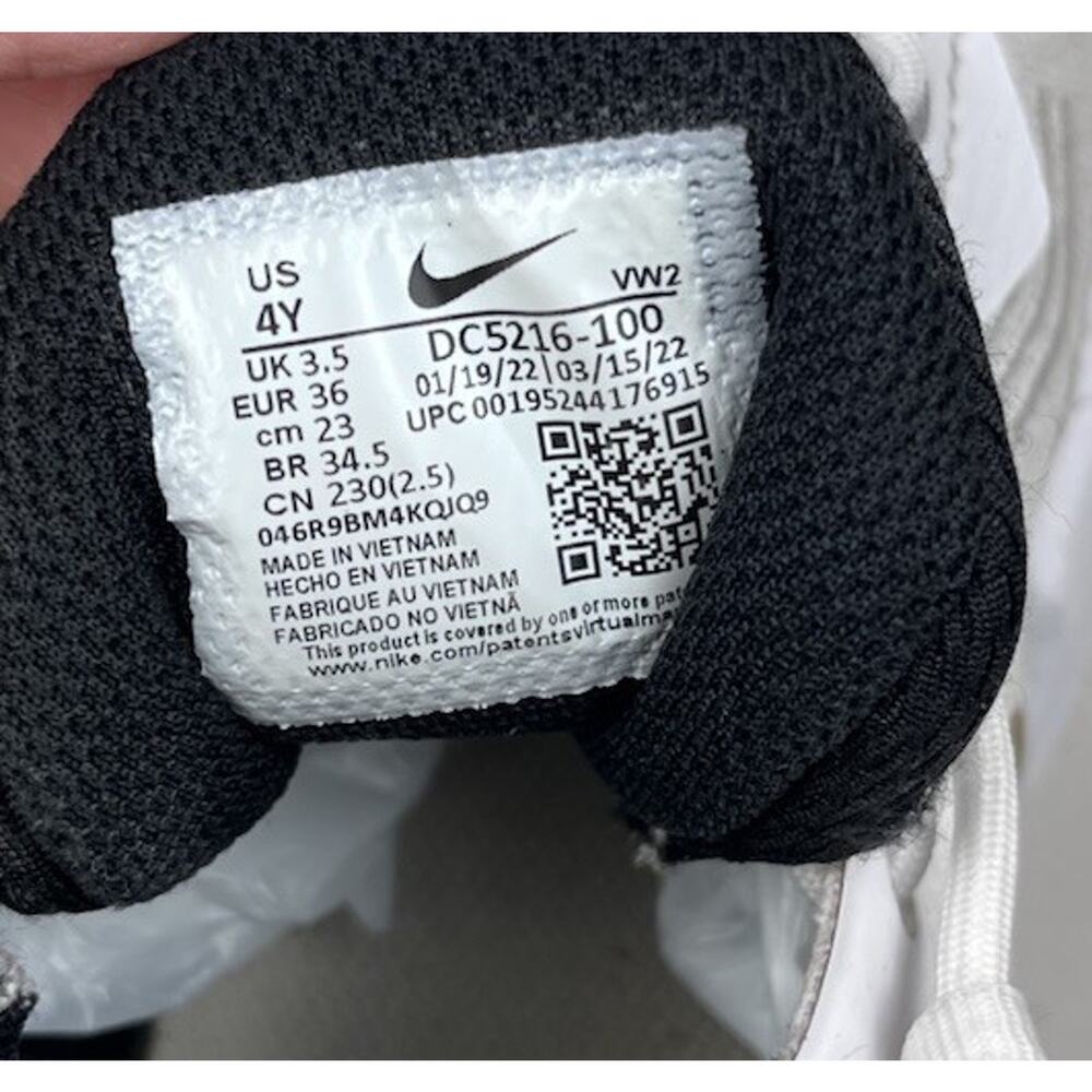 Nike Air Zoom Crossover GS White Gold DC5216-100 Youth Size 4Y Sneakers - Picture 8 of 8